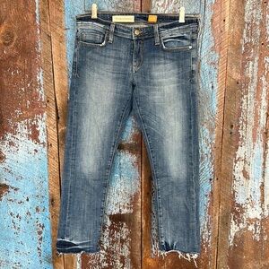Anthropologie Blue Boyfriend Jeans